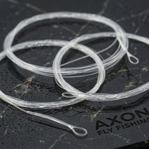 Bas de ligne fluorocarbone boucles pré-formées pêche à la mouche sur marbre — Axon Fly Fishing
