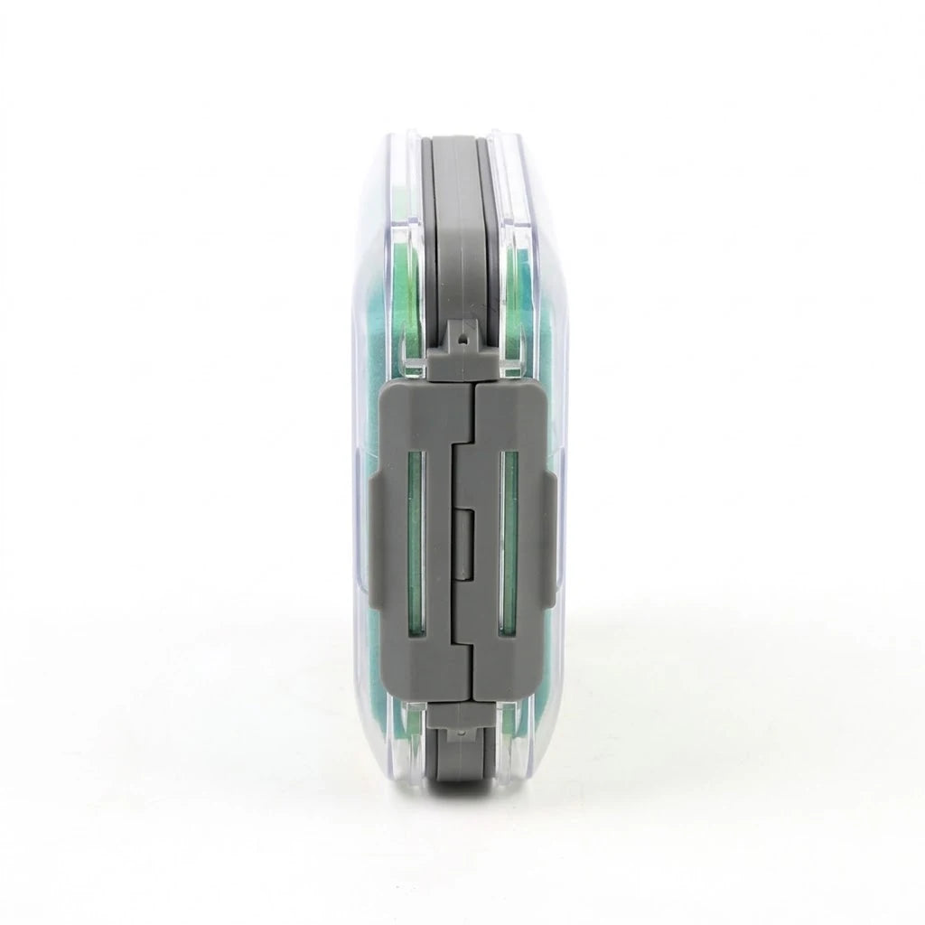 Boîte à mouches Axon OPTIK™ fermée — joints d'étanchéité silicone double face, waterproof pêche à la mouche