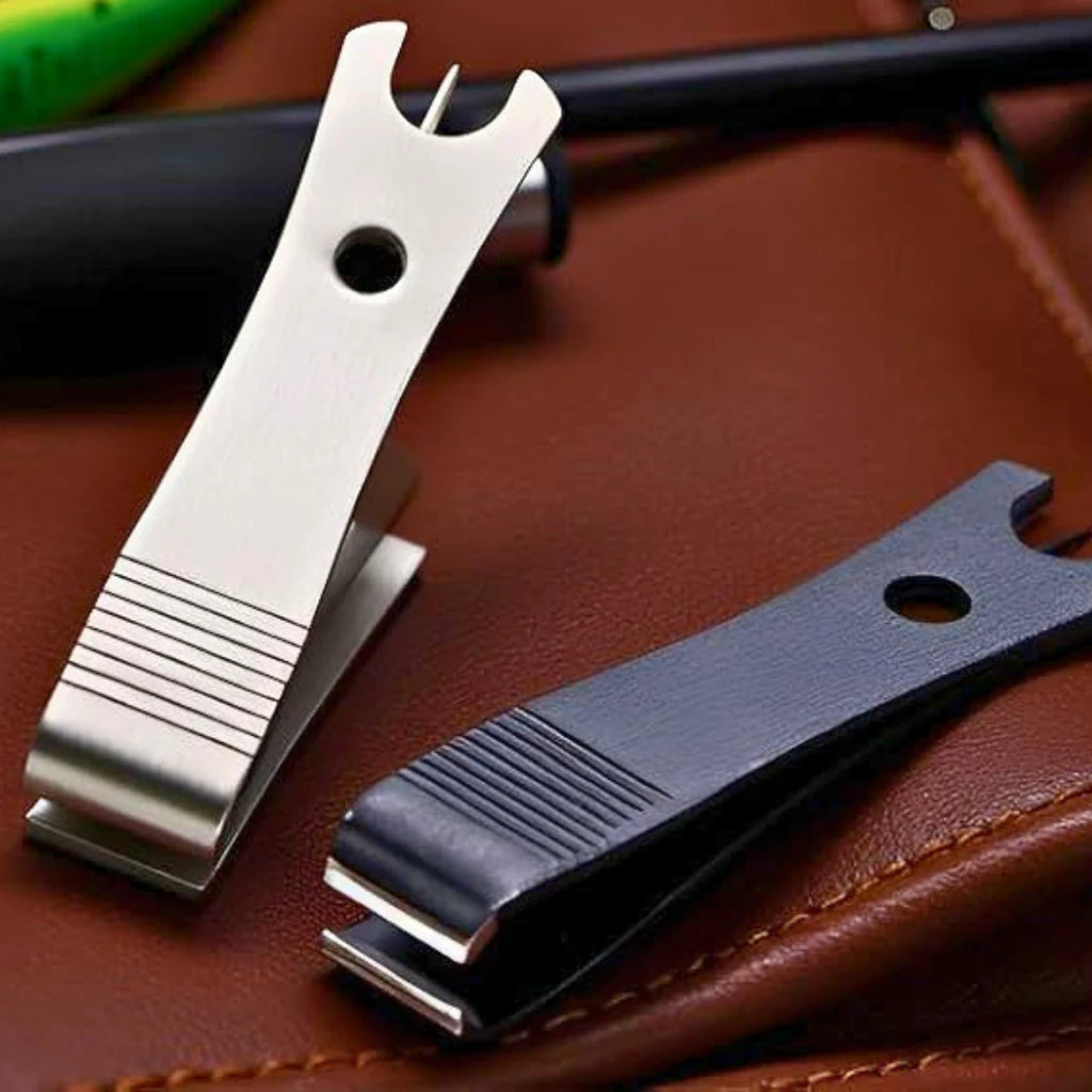 Coupe-fil Axon T-Inox en acier inoxydable — aiguille de précision rétractable pour nœuds pêche à la mouche