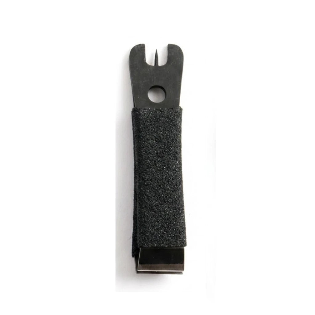 Axon tungsten fly fishing line cutter black — stainless steel frame and precision needle