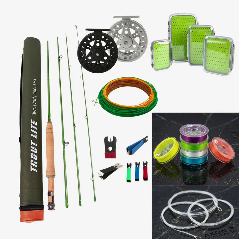 FIRST CAST — Complete fly fishing kit