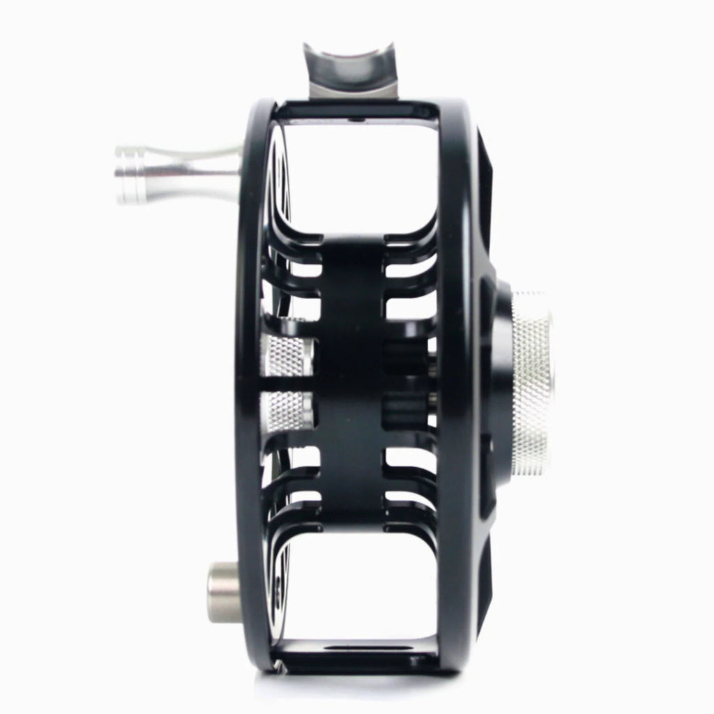 Axon RISE™ reel inner mechanism — line clicker and precision disc drag