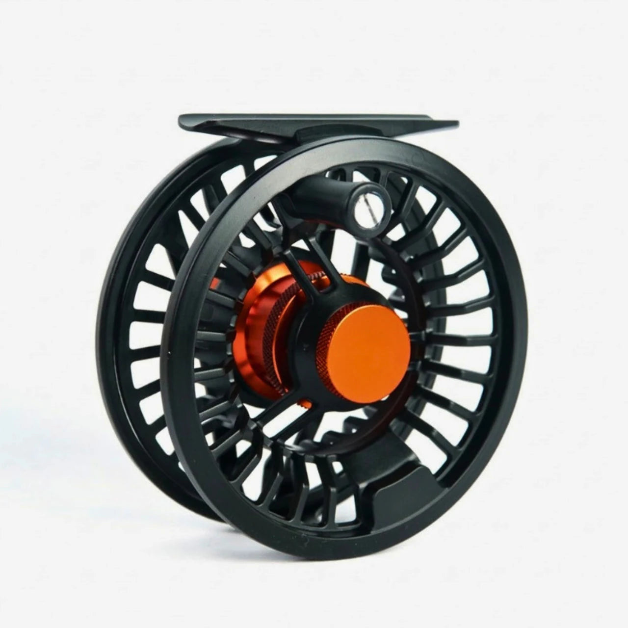 Moulinet pêche à la mouche Axon Shield — ingénierie hybride moulage CNC, frein disque carbone acier inoxydable